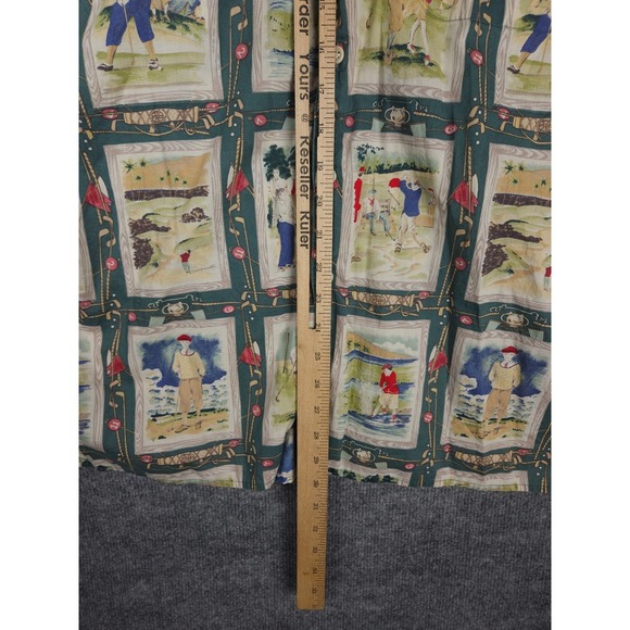 Reyn Spooner Shirt Mens XL Golf Course Club Camp Egyptian Cotton Vintage - Picture 4 of 6